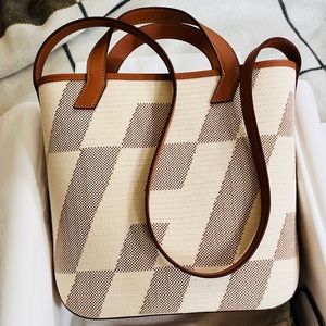 Hermes Cabas H En Biais 27 Handbag